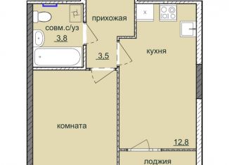 Продам 1-ком. квартиру, 31.3 м2, Ижевск, ЖК Ежевика, улица 10 лет Октября, 62Б