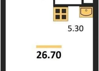 Продается квартира студия, 26.7 м2, Обь, Октябрьская улица, 5