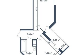 Продаю 1-комнатную квартиру, 39.8 м2, поселок Мещерино