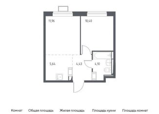 2-комнатная квартира на продажу, 36.3 м2, поселение Рязановское, жилой комплекс Алхимово, к8, ЖК Алхимово