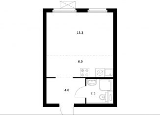 Продаю квартиру студию, 27.3 м2, Москва, ЖК Сигнальный 16