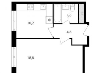 Продажа однокомнатной квартиры, 37.5 м2, Москва, жилой комплекс Михалковский, к1, ЖК Михалковский