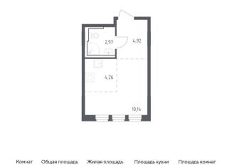 Продажа квартиры студии, 22.3 м2, село Остафьево, жилой комплекс Остафьево, к19