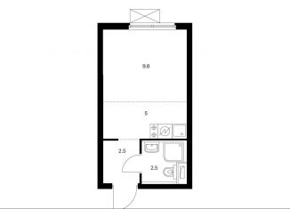 Продается квартира студия, 19.8 м2, Одинцово, ЖК Одинцово-1, жилой комплекс Одинцово-1, к1.25.2