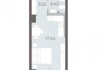 Продаю квартиру студию, 24.3 м2, Санкт-Петербург, метро Спортивная