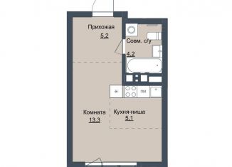 Продается квартира студия, 27.8 м2, Ижевск, Северо-Западный жилой район