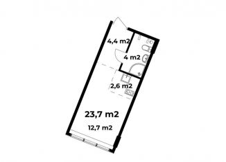 Продажа 1-комнатной квартиры, 23.7 м2, Нижний Новгород, Нижегородский район