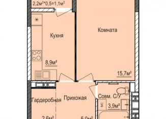 Продажа 1-комнатной квартиры, 36.2 м2, Ижевск, ЖК Покровский