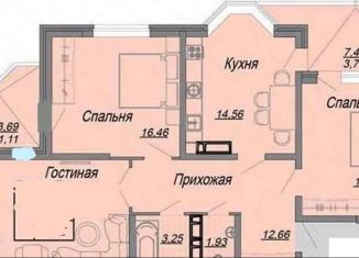 Продаю 3-ком. квартиру, 95 м2, Краснодар, улица Архитектора Петина, 16, улица Архитектора Петина