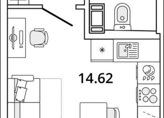 Продается квартира студия, 22.6 м2, Санкт-Петербург, муниципальный округ Финляндский