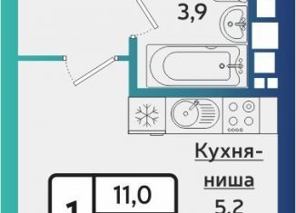 Продается квартира студия, 24.8 м2, Ижевск, Индустриальный район