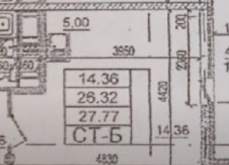 Продам квартиру студию, 27.8 м2, посёлок Парголово, ЖК На Заречной, Заречная улица, 13к2