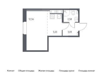 Продаю квартиру студию, 22.9 м2, Колпино, Балканская дорога, 14к2, ЖК Новое Колпино