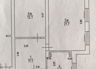 Продается 2-комнатная квартира, 58.3 м2, Мамоново, Артиллерийская улица, 7А