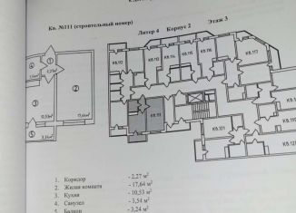 Продается 1-ком. квартира, 37.2 м2, Новороссийск, ЖК Красина, жилой комплекс Красина, 53к4