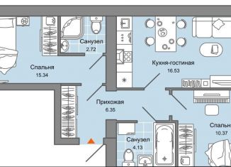 Продажа 2-ком. квартиры, 58 м2, Кировская область