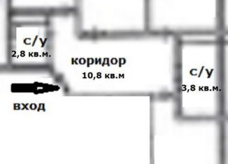 Продам 3-ком. квартиру, 78.4 м2, село Рамзай, Крымская улица