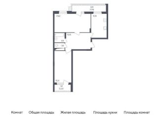 Продам двухкомнатную квартиру, 75 м2, посёлок Жилино-1, жилой комплекс Егорово Парк, к4