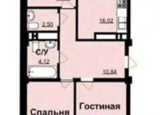 Продается трехкомнатная квартира, 82.6 м2, Черкесск, Кавказская улица, 92