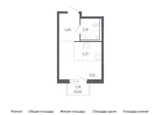 Продам квартиру студию, 22.5 м2, Тюмень