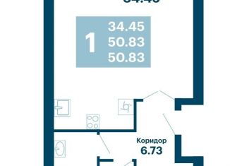 Продажа однокомнатной квартиры, 50.8 м2, Самара, улица Степана Разина, 114, Самарский район