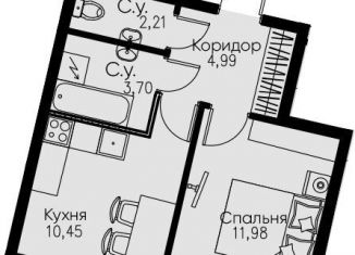 Продаю 1-комнатную квартиру, 33 м2, Санкт-Петербург, Благодатная улица, 50, Московский район