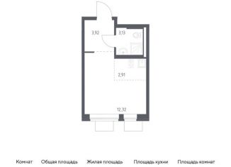 Продам квартиру студию, 22.3 м2, поселение Рязановское