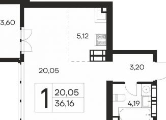Продажа квартиры студии, 36.2 м2, Ялта