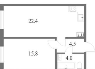 Продаю однокомнатную квартиру, 46.7 м2, Санкт-Петербург, ЖК Нева Хаус, Петровский проспект, 11к3