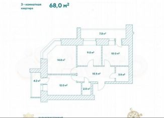 Продажа 3-комнатной квартиры, 78.4 м2, Амурская область