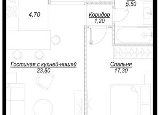 Продается однокомнатная квартира, 56.7 м2, Москва, район Раменки, 1-й Сетуньский проезд, вл8