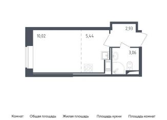 Продается квартира студия, 21.5 м2, Санкт-Петербург, муниципальный округ Рыбацкое, жилой комплекс Живи в Рыбацком, 5