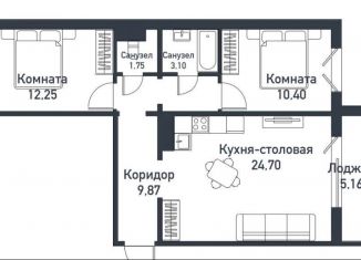 Продаю 3-комнатную квартиру, 65 м2, Челябинская область