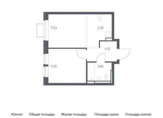 Продается 1-ком. квартира, 37.2 м2, Московская область