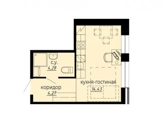 Продается квартира студия, 23 м2, Санкт-Петербург, Выборгский район