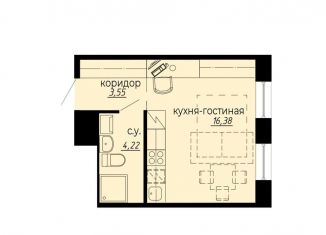 Продается квартира студия, 24.2 м2, Санкт-Петербург, метро Политехническая