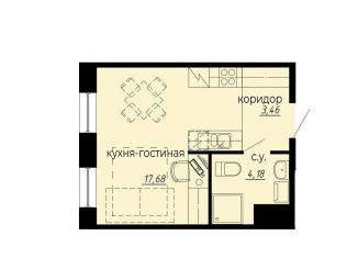 Продажа квартиры студии, 25.3 м2, Санкт-Петербург, Выборгский район
