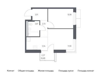 Продажа 1-ком. квартиры, 40 м2, Москва