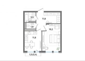 Продаю 1-комнатную квартиру, 45.6 м2, Московская область, жилой комплекс Джи3 Театральный, к1