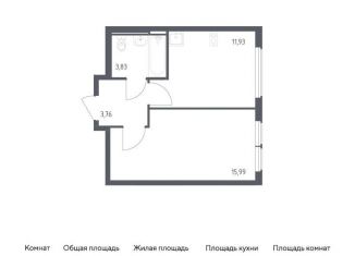 Продается 1-ком. квартира, 35.5 м2, Москва, жилой комплекс Остафьево, к22