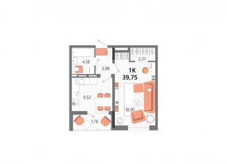 Продается однокомнатная квартира, 39.8 м2, Евпатория