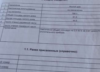 Продается дом, 61.5 м2, деревня Зелёное Поле, Садовая улица