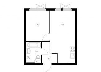 Продается однокомнатная квартира, 34.4 м2, поселение Филимонковское, ЖК Середневский Лес