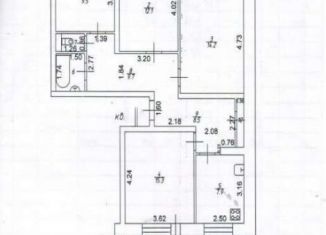 Продается 4-комнатная квартира, 87 м2, Зеленодольск, улица Бакы Урманче, 7