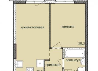 Продам 1-комнатную квартиру, 32.5 м2, Ижевск, ЖК Ежевика, жилой комплекс Ежевика, 9