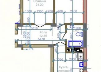 Продается трехкомнатная квартира, 84 м2, Нальчик, улица Идарова, 1А, район Телемеханика