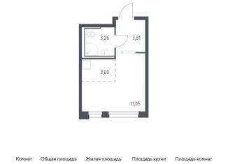 Продаю квартиру студию, 21.1 м2, Тюмень, Ленинский округ