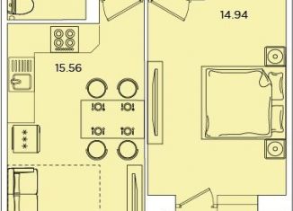 Продаю однокомнатную квартиру, 39.5 м2, Санкт-Петербург, Планерная улица, 87к1, ЖК Форест Аквилон