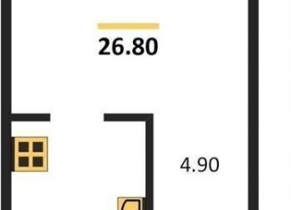 Продаю 1-комнатную квартиру, 28.7 м2, Новосибирск, метро Площадь Гарина-Михайловского, Прибрежная улица, 4/2