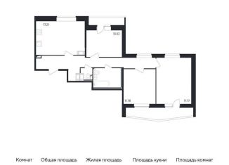 Продажа трехкомнатной квартиры, 83.3 м2, Санкт-Петербург, Заневский проспект, 42, Красногвардейский район